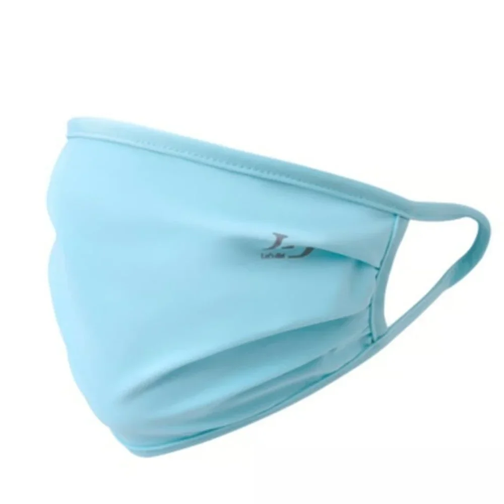 NWT Korea Let's Diet Sun Protect 100% UV CUT Face mask - Baby Blue